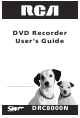 RCA DRC8000N User Manual