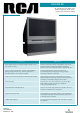 RCA HD52W56 Technical Specifications