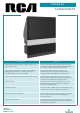 RCA HD52W58 Technical Specifications