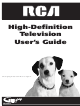 RCA HD65W40 User Manual