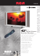 RCA PR42300 Brochure & Specs