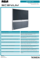 RCA Scenium HD65W140 Brochure & Specs