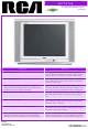 RCA TruFlat F27TF720 Technical Specifications