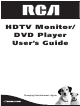 RCA D52W27D User Manual