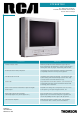 RCA TruFlat 27F500TDV Technical Specifications
