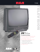 RCA TV/VCR Combo Specification