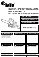 RedMax G5000AVS Owner's/Operator's Manual