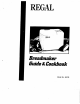 Regal K6740 Manual & Cookbook