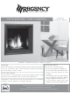Regency Sunrise Gas Fireplace L676S-NG1 Owners & Installation Manual