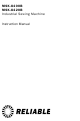 Reliable MSK-8420B Instruction Manual