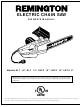 Remington EL-7 14-inch Owner's Manual