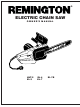 Remington LNT-2, EL-4, EL-7B, EL-3, EL-7 Owner's Manual