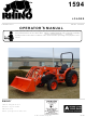 RHINO 1594 Operator's Manual