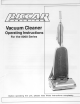 Riccar 8000 series Operating Instructions Manual