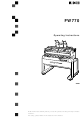 Ricoh FW770 Operating Instructions Manual