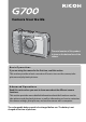 Ricoh G700 User Manual