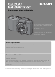 Ricoh GX200 VF KIT User Manual