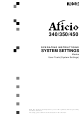 Ricoh Aficio 340 System Settings