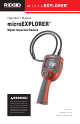 RIDGID Digital Inspection Camera microEXPLORER Operator's Manual