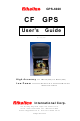 Rikaline GPS-6020 CF GPS User Manual