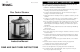 Rival RCS200 Instruction Manual