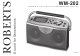Roberts WiFi Internet Radio WM-202 Manual