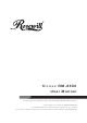 Rosewill RM-8500 User Manual