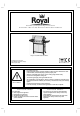 Royal 359 Assembly And Operating Instructions Manual