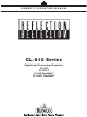 Runco Reflection CL-610 CineWide Owner's Operating Manual