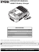 Ryobi 1400677 Operator's Manual