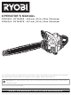 Ryobi PCN3840-RY74005D, PCN4545-RY74007D Operator's Manual