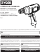 Ryobi D41K Operator's Manual
