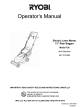 Ryobi 136 Operator's Manual