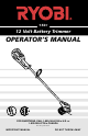 Ryobi 150r Operator's Manual