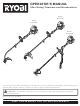 Ryobi BC30 RY30160 Operator's Manual