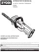 Ryobi P2600A Operator's Manual