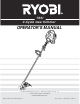 Ryobi 765r Operator's Manual