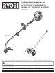 Ryobi RY30120 Operator's Manual