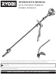 Ryobi RY52001, RY52001A Operator's Manual
