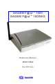 Sagem SAGEMFAST 1500WG Reference Manual