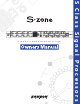 Samson S.zone S Class Owner's Manual