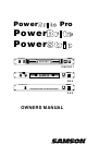 Samson PowerBrite Pro7 Owner's Manual