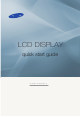 Samsung 700TSN-2 Quick Start Manual