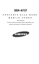 Samsung SGH SGH-A737 User Manual
