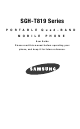 Samsung SGH-T819 Series User Manual