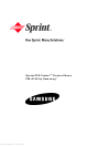 Samsung SPH PM-A740 Owner's Manual