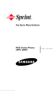 Samsung SPH-a660 User Manual