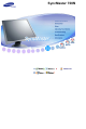 Samsung SyncMaster 720N Owner's Manual