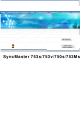 Samsung SyncMaster 753Ms, 753v, 750s, 753s Owner's Manual