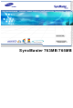Samsung SyncMaster 763 MB Manual Del Usuario